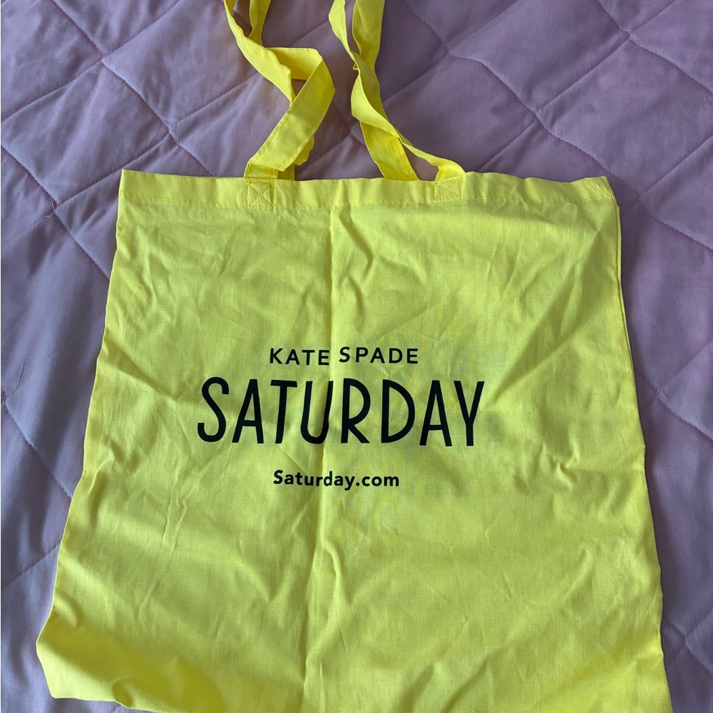 Vibrant Yellow Boston Tote NEW - Picture 2 of 3